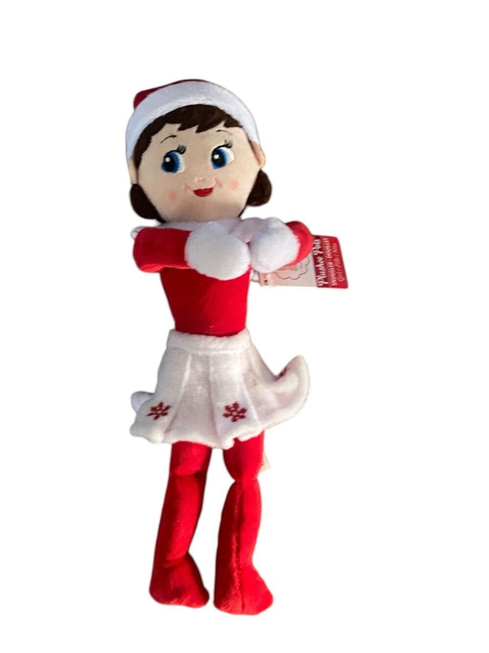 Elf on The Shelf Plushee Pal Blue Eyed Girl Doll The Snuggler!  NEW!